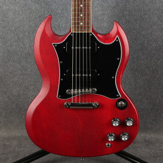 Epiphone SG Classic Worn P-90s - Worn Cherry - 2nd Hand