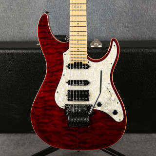 ESP LTD Elite ST-1 - See Thru Black Cherry - Hard Case - 2nd Hand (144078)