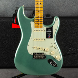 Fender American Professional II Stratocaster Mystic Surf Green - Case - 2nd Hand (X1167612)