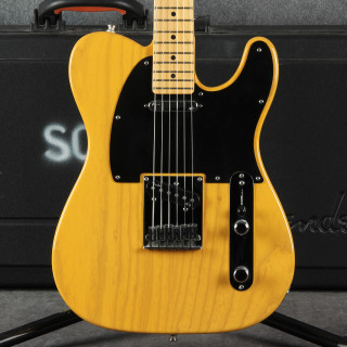 Fender American Deluxe Telecaster N3 Ash - 2015 - Butterscotch - Case - 2nd Hand