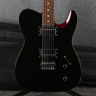 Harley Benton Fusion-T HH HT - Black - Gig Bag - 2nd Hand