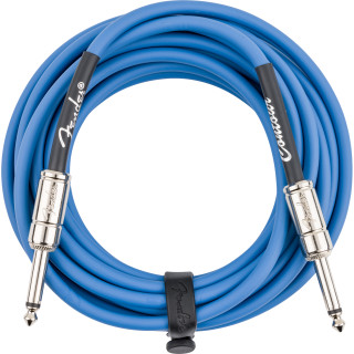 Fender Contour Series Instrument Cable, 18.6ft - Lake Placid Blue
