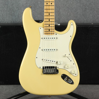 Fender American Standard Stratocaster - Olympic White - Hard Case - 2nd Hand (144747)