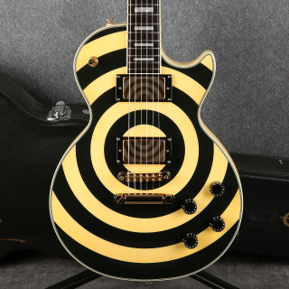 Epiphone Zakk Wylde Signature Les Paul Custom Bullseye - Hard Case - 2nd Hand
