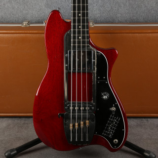 Ovation Magnum II Bass - 1977 - Cherry Red - Case **COLLECTION ONLY** - 2nd Hand