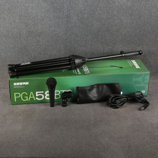 Shure PGA58BTS Dynamic Microphone Set - Boxed - 2nd Hand