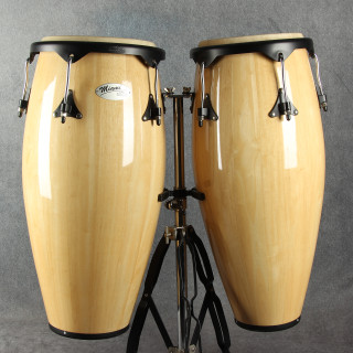 Mountain Rhythm Miami 10+11" Conga Set with Stand **COLLECTION ONLY** - 2nd Hand
