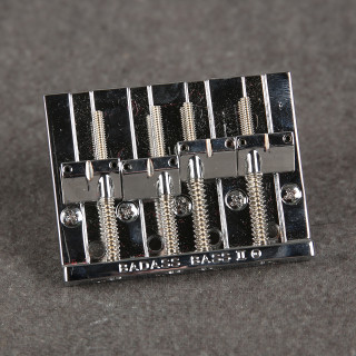Leo Quan Badass II 4-String Bass Bridge - Chrome - 2nd Hand