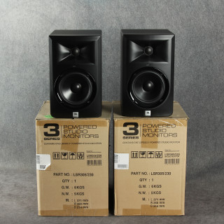 JBL LSR305 Studio Monitor Pair - Boxed - 2nd Hand