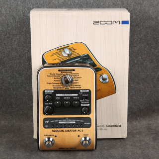 Zoom AC-2 Acoustic Creator - Boxed - 2nd Hand Zoom AC-2 Acoustic Creator - Boxed - 2nd Hand