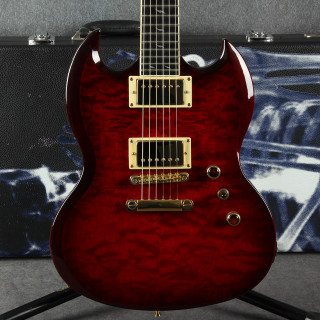 Epiphone SG Custom Prophecy GX - Black Cherry - Hard Case - 2nd Hand