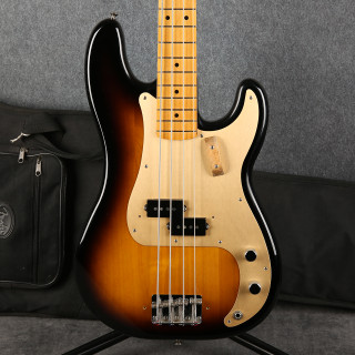 Fender Classic Series 50s Precision Bass - 2 Tone Sunburst - Gig Bag - 2nd Hand