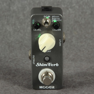 Mooer ShimVerb Digital Reverb Pedal - 2nd Hand
