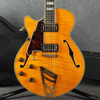 D'Angelico Excel EX-SS - Left Handed - Vintage Natural - Hard Case - 2nd Hand