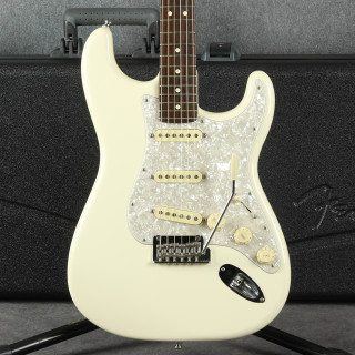 Fender American Mod Shop Stratocaster - White - Hard Case - 2nd Hand
