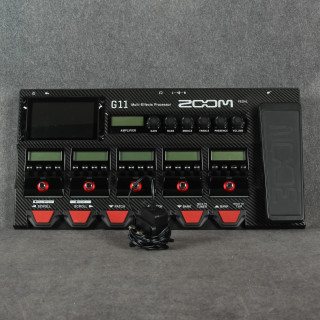 Zoom G11 Multi FX Processor - Power Supply - 2nd Hand Zoom G11 Multi FX Processor - Power Supply - 2nd Hand