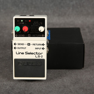 Boss LS-2 Line Selector - Boxed - 2nd Hand Boss LS-2 Line Selector - Boxed - 2nd Hand