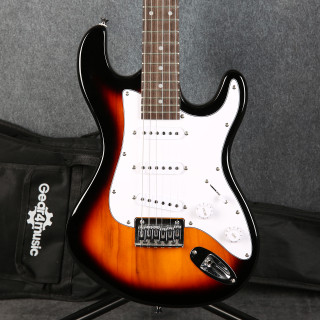 Gear4Music 3/4 Size LA Electric Guitar - Sunburst - Gig Bag - 2nd Hand
