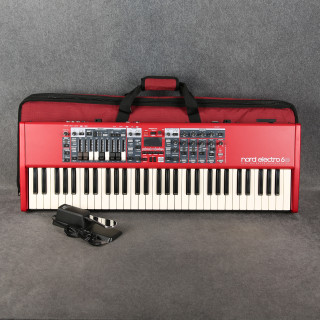 Nord Electro 6D 61 Key Stage Piano - Gig Bag - 2nd Hand Nord Electro 6D 61 Key Stage Piano - Gig Bag - 2nd Hand