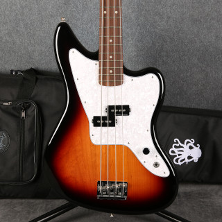 Fender Mark Hoppus Jaguar Bass - 3 Tone Sunburst - Gig Bag - 2nd Hand