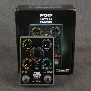 Line 6 Pod Express Bass Pedal - Boxed - 2nd Hand Line 6 Pod Express Bass Pedal - Boxed - 2nd Hand
