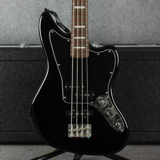 Squier Classic Vibe Jaguar Bass - Black - Hard Case - 2nd Hand