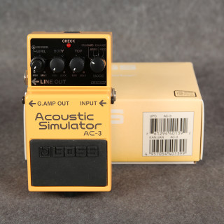 Boss Acoustic Simulator AC-3 - Boxed - 2nd Hand