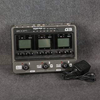 Zoom G3 Guitar Effects & Amp Simulator - 2nd Hand