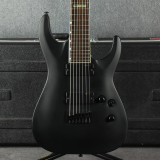 ESP LTD MH-337 7-String - Black Satin - Hard Case - 2nd Hand