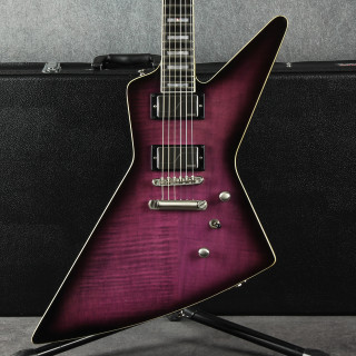 Epiphone Explorer Prophecy Extura - Purple Tiger Aged Gloss - Case - 2nd Hand