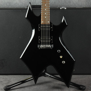 BC Rich Bronze Series Warlock - Black - Hard Case - 2nd Hand