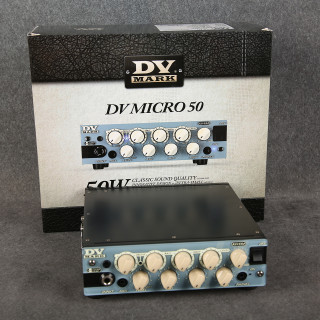 DV Mark Micro 50 Amp Head - Boxed - 2nd Hand