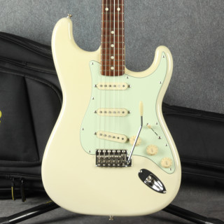 Fender MIJ Stratocaster Olympic White - Gig Bag - 2nd Hand