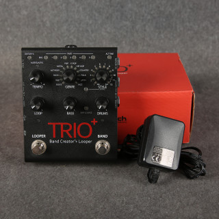 DigiTech Trio+ Advanced Band Creator & Looper Pedal - Box & PSU - 2nd Hand