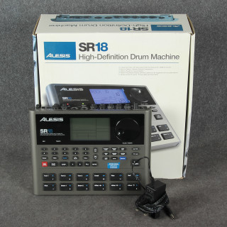 Alesis SR18 High-Definition Drum Machine - Box & PSU - 2nd Hand Alesis SR18 High-Definition Drum Machine - Box & PSU - 2nd Hand