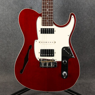 Fret-King Country Squire Semitone De Luxe - Thru Red - 2nd Hand