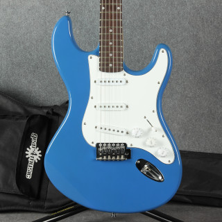 Gear4music LA Electric Guitar - Blue - 2nd Hand