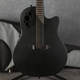 Ovation Pro Series Elite 1868TX Super Shallow - Black Textured - 2nd Hand