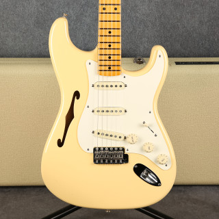 Fender USA Eric Johnson Thinline Stratocaster - Vintage White - 2nd Hand