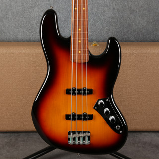 Fender Jaco Pastorius Jazz Bass Fretless - 3 Tone Sunburst - 2nd Hand