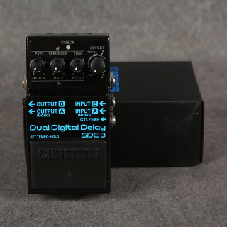Boss SDE-3 Dual Digital Delay - 2nd Hand Boss SDE-3 Dual Digital Delay - 2nd Hand