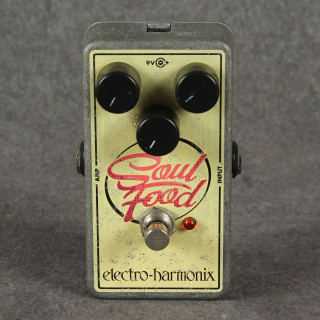 Electro Harmonix Soul Food Transparent Overdrive Pedal - 2nd Hand Electro Harmonix Soul Food Transparent Overdrive Pedal - 2nd Hand