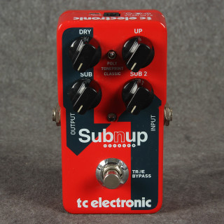 TC Electronic Sub N Up Octaver Pedal - 2nd Hand TC Electronic Sub N Up Octaver Pedal - 2nd Hand