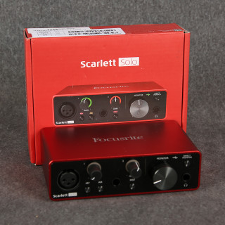 Focusrite Scarlett Solo 3rd Gen USB Audio Interface - 2nd Hand (150232)