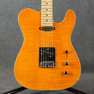 Mania T-Style Electric Guitar - Flamed Orange - 2nd Hand