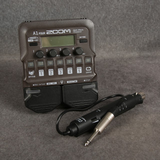 Zoom A1 Four Acoustic Multi-Effects - Zoom MAA-1 Mic Adapter - 2nd Hand
