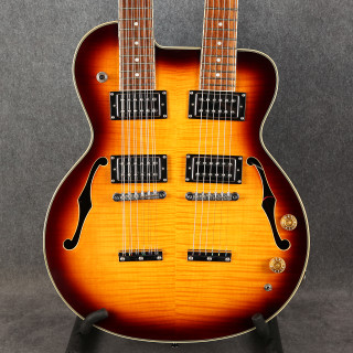 Shine SNOD1000 Double Neck - Sunburst **COLLECTION ONLY** - 2nd Hand