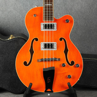 Gretsch G5440B Electromatic Hollow Body Bass - Orange Stain - 2nd Hand