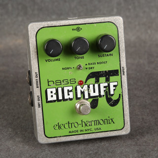 Electro-Harmonix Bass Big Muff Pi Distortion Pedal - 2nd Hand