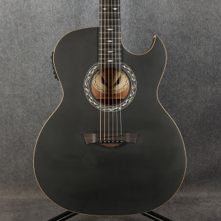 Dean Exhibition Thin Body Electro Acoustic - Black Satin - 2nd Hand